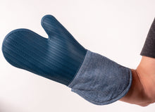 Load image into Gallery viewer, KAF Home Strada Silicone Oven Mitt With Chambray Sleeve-Assorted Colors [Online Only]
