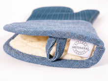 Load image into Gallery viewer, KAF Home Strada Silicone Oven Mitt With Chambray Sleeve-Assorted Colors [Online Only]
