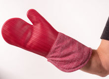 Load image into Gallery viewer, KAF Home Strada Silicone Oven Mitt With Chambray Sleeve-Assorted Colors [Online Only]
