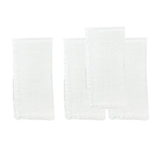 Load image into Gallery viewer, Stone Washed White Linen Napkin, Set of 4 [Online Only]
