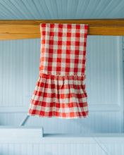Load image into Gallery viewer, Ember Ruffled Gingham Dish Towel [Online Only]
