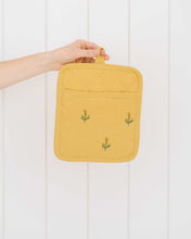 Load image into Gallery viewer, Yellow Embroidered Pot Holder [Online Only]
