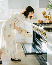 Load image into Gallery viewer, Botanical Embroidered Apron [Online Only]
