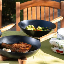 Load image into Gallery viewer, Alva Carbon Steel Wok—12" [Online Only]
