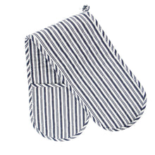 Load image into Gallery viewer, Cotton Double Oven Mitt, Blue

