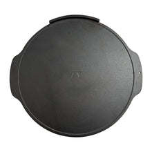 Load image into Gallery viewer, Outset Cast Iron Pizza Pan/Stone 18&quot;
