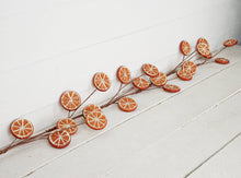 Load image into Gallery viewer, Faux Orange Slices 4ft Garland
