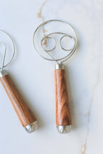 Load image into Gallery viewer, Rosewood Wooden Handle Dough Whisk
