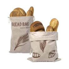 Load image into Gallery viewer, Reusable Lined Bread Saver Bags
