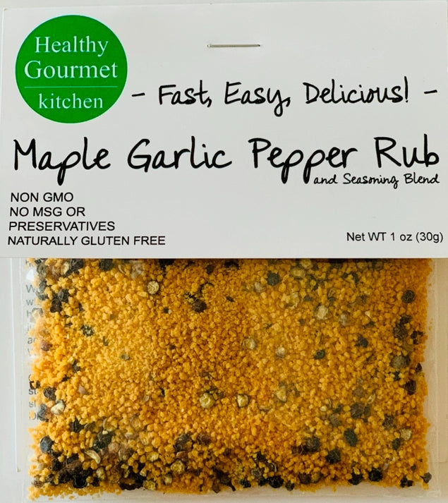 Maple Garlic Black Pepper Rub