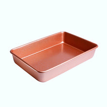 Load image into Gallery viewer, Rectangular Cake Pan Ultimate 9&quot; X 13&quot; Rose Gold
