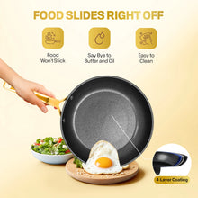 Load image into Gallery viewer, 14-Pieces Hard Anodized Aluminum Armor Max Gold Cookware Set (Can Special Order If Out of Stock)
