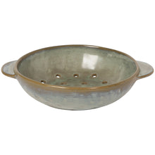 Load image into Gallery viewer, Gray Stoneware Fruit Bowl/Berry Strainer

