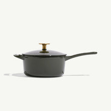 Load image into Gallery viewer, Enameled Cast Iron Saucepan 2 Qt. Willow Green | Made In
