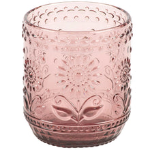 Load image into Gallery viewer, Pink Flower Drinking Glass
