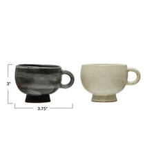 Load image into Gallery viewer, Stoneware Footed Mug
