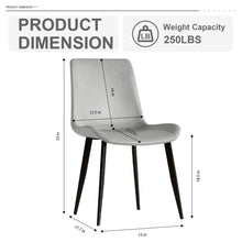 Load image into Gallery viewer, Modern Dining Chair With Carbon Steel Legs [Online Only]
