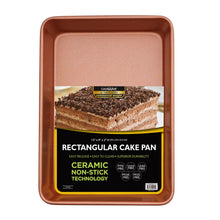Load image into Gallery viewer, Rectangular Cake Pan Ultimate 9&quot; X 13&quot; Rose Gold

