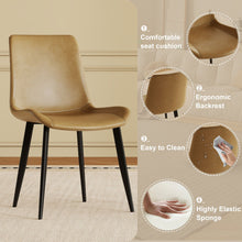Load image into Gallery viewer, Modern Dining Chair With Carbon Steel Legs [Online Only]
