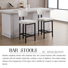 Load image into Gallery viewer, Modern Counter Height Stools (Set of 2) [Online Only]
