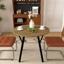Load image into Gallery viewer, Round Dining Table for 2-4 People - Rustic Brown [Online Only]
