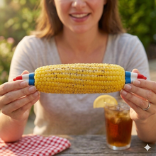 Load image into Gallery viewer, Patriotic Popsicle Themed Corn Handles, Set of 4 Pairs
