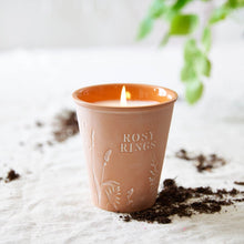 Load image into Gallery viewer, Garden Pot Candle + Plantable Seed Dust Cover (2 scents)
