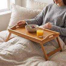 Load image into Gallery viewer, Bamboo Bed Tray | Collapsible [Online Only]
