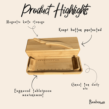 Load image into Gallery viewer, Bamboo Butter Dish [Online Only]
