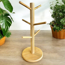 Load image into Gallery viewer, Bamboo Coffee Cup Tree Holder [Online Only]
