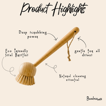 Load image into Gallery viewer, Bamboo Dish Brush [Online Only]
