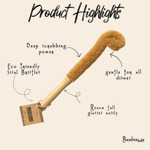 Load image into Gallery viewer, Bamboo Drinkware Cleaning Brush XL | Straight [Online Only]
