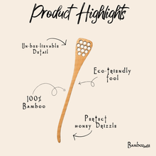 Load image into Gallery viewer, Bamboo Honey Dipper Spoon [Online Only]
