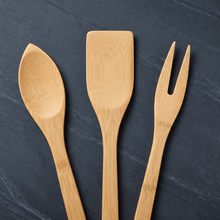 Load image into Gallery viewer, Bamboo Kitchen Utensil Set | 3 Pieces [Online Only]
