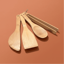 Load image into Gallery viewer, Bamboo Kitchen Utensil Set | 4 Pieces [Online Only]
