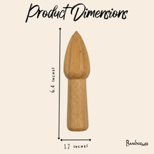 Load image into Gallery viewer, Bamboo Lemon Juicer/Citrus Reamer [Online Only]
