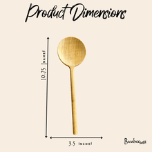 Load image into Gallery viewer, Bamboo Long Handle Round Spoon [Online Only]
