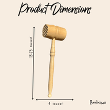 Load image into Gallery viewer, Bamboo Meat Tenderizer Mallet [Online Only]
