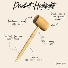 Load image into Gallery viewer, Bamboo Meat Tenderizer Mallet [Online Only]
