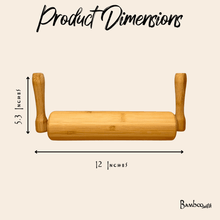 Load image into Gallery viewer, Bamboo Rolling Pin with Handles [Online Only]
