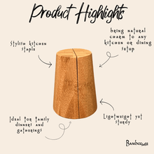 Load image into Gallery viewer, Bamboo Salt &amp; Pepper Shaker [Online Only]
