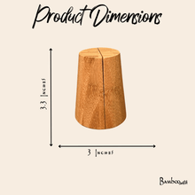 Load image into Gallery viewer, Bamboo Salt &amp; Pepper Shaker [Online Only]

