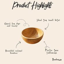 Load image into Gallery viewer, Bamboo Serving Bowls [Online Only]
