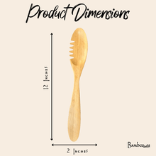 Load image into Gallery viewer, Bamboo Serving Utensil Spoon [Online Only]
