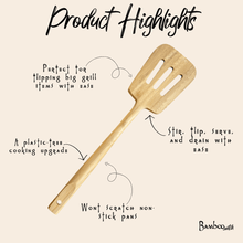 Load image into Gallery viewer, Bamboo Slotted Spatula [Online Only]
