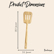 Load image into Gallery viewer, Bamboo Slotted Spatula [Online Only]
