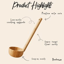Load image into Gallery viewer, Bamboo Soup Ladle [Online Only]
