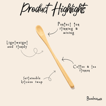 Load image into Gallery viewer, Bamboo Spoon | Long Stir Spoon [Online Only]
