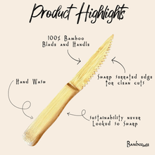 Load image into Gallery viewer, Bamboo Steak Knife [Online Only]
