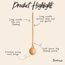 Load image into Gallery viewer, Bamboo Stir Spoon | XL [Online Only]
